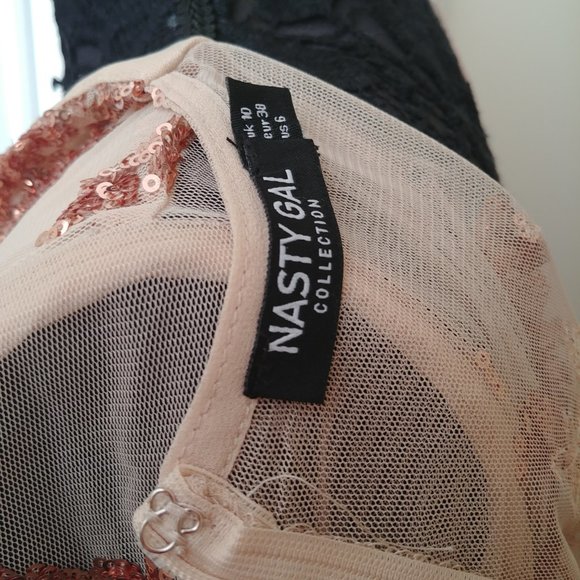 Nasty Gal How Low Can You Go Sequin Dress - Picture 8 of 8